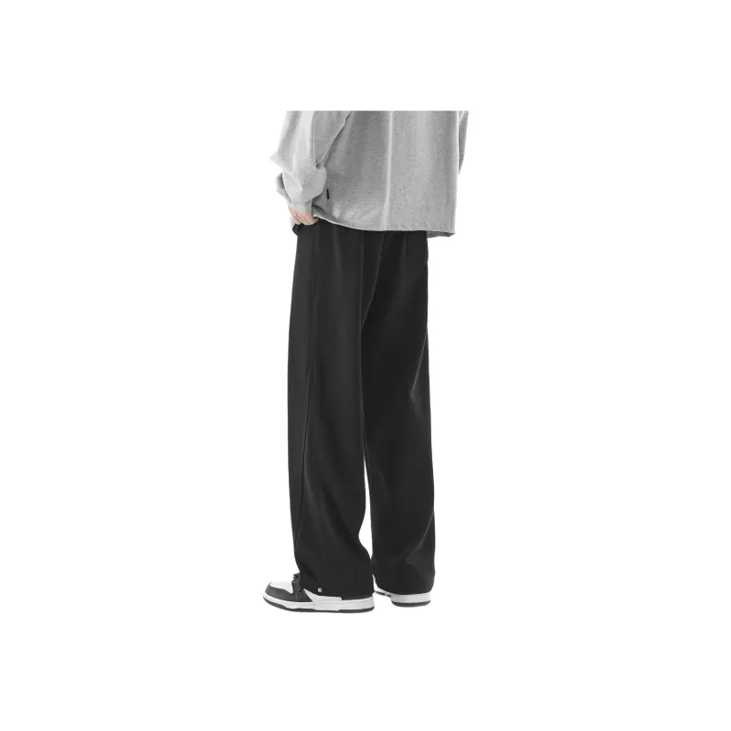 AMBER LIGHT Casual Pants Unisex Light Gray-4