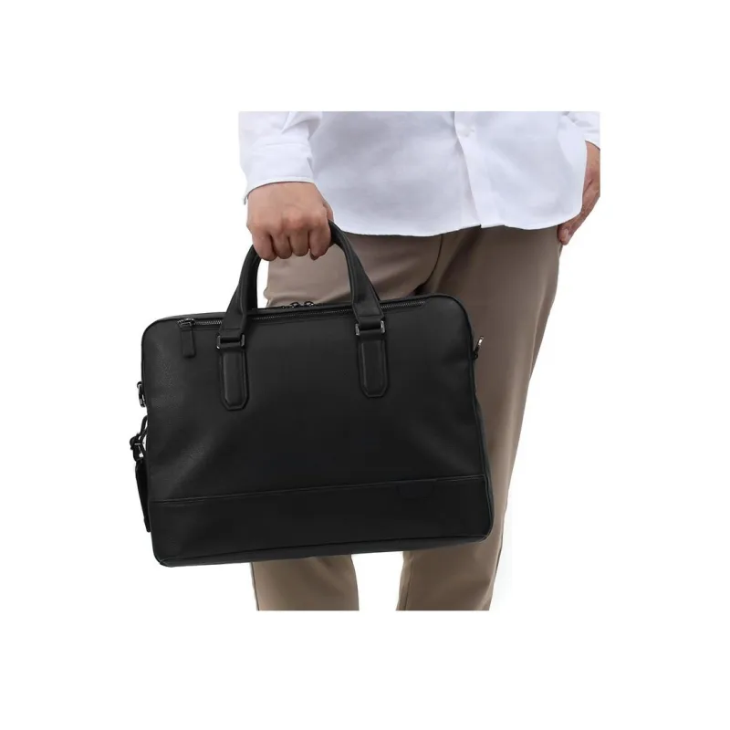 TUMI Cow Leather Shoulder Bag Crossbody Bag Handbag Regular Men's Black-5