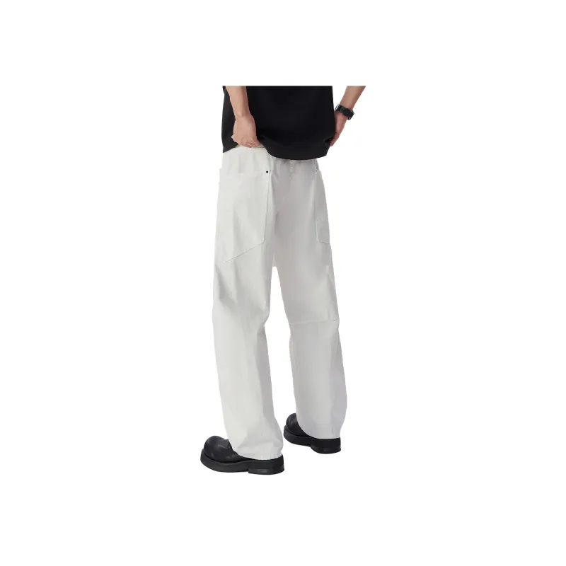 WPOOLL Jeans Men White-1