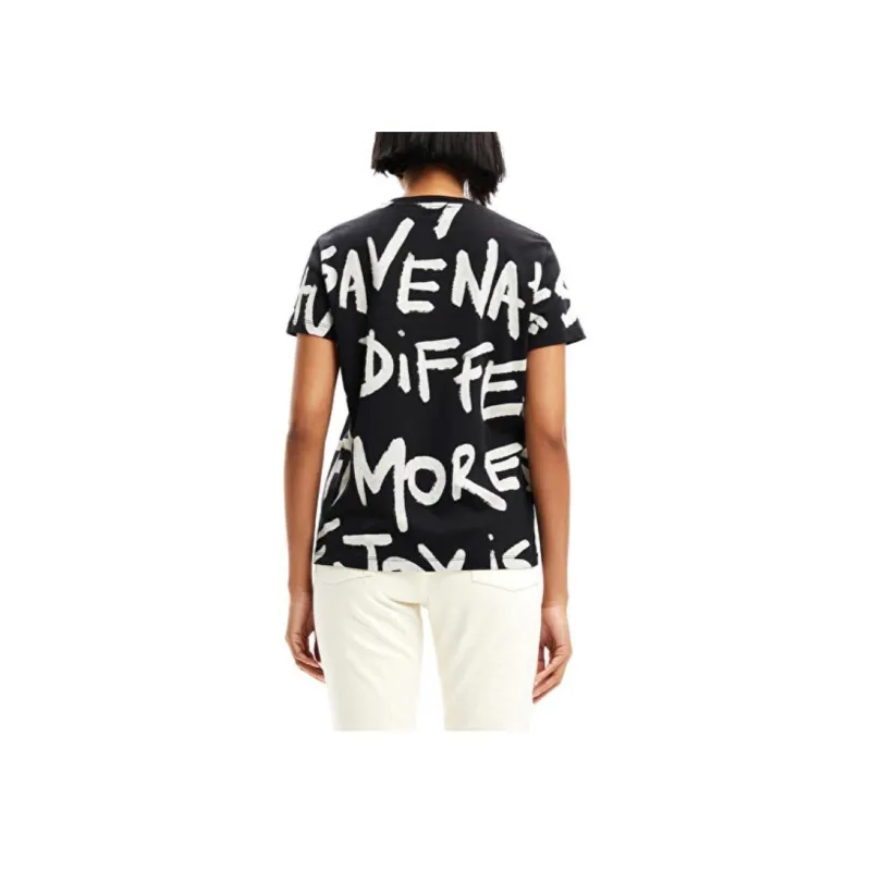 Desigual T Shirts Women's Black-3
