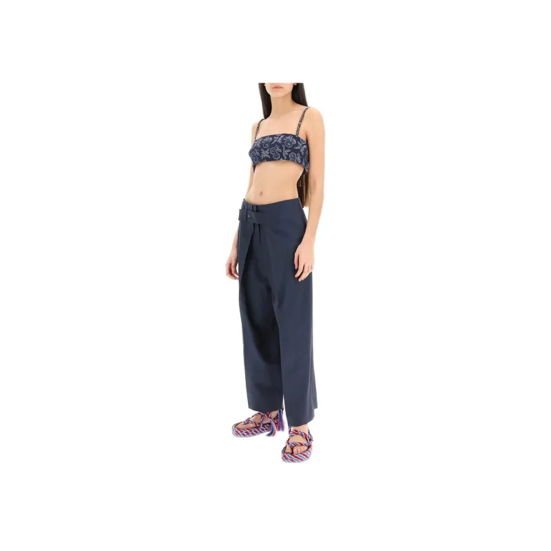 ETRO Patterned jacquard Bralette-2