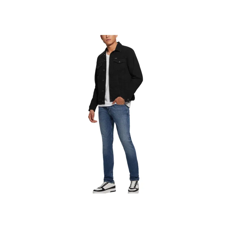 GUESS Eco Dillon Jacket Jackets Coats Men's Black-1