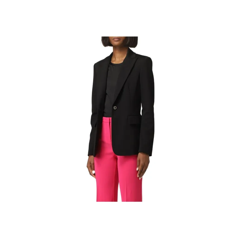 PINKO SS22 Business Suits Coats Women's Black-2