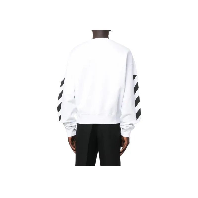 OFF WHITE Sweatshirts Men White-3