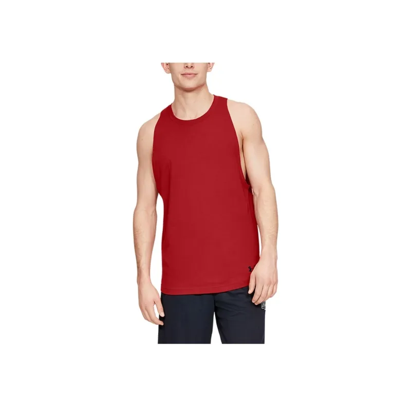 Under Armour Baselin Basketball Jerseys Men Red-2