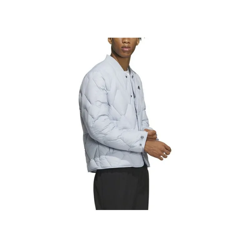 Adidas Down Jackets Men Light Gray-3