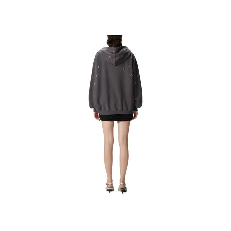 PINKO Comi Zipped Hoodie-3