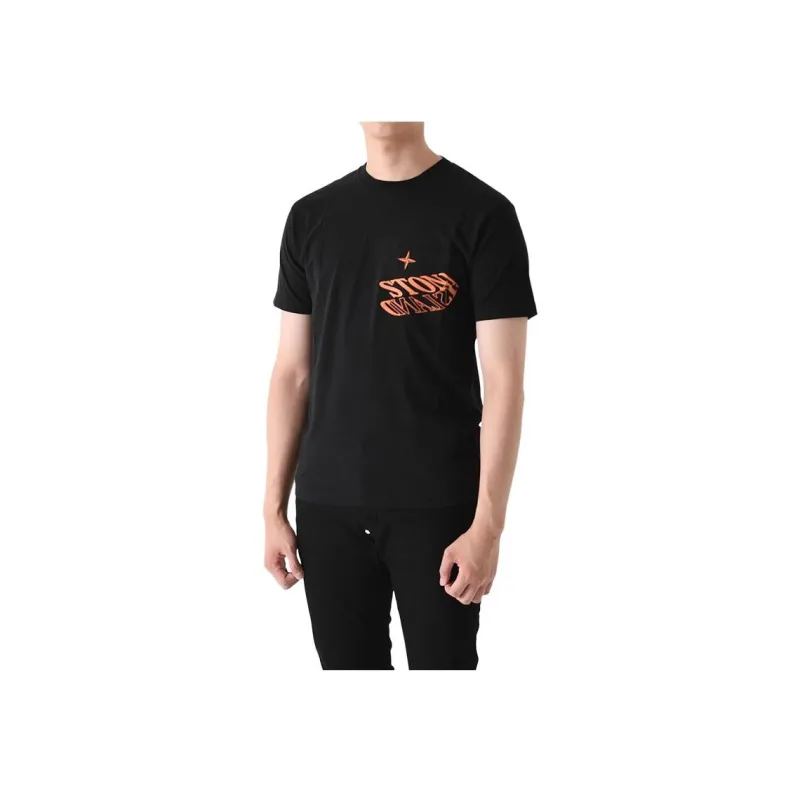 STONE ISLAND T Shirt Men's Jet Black-3