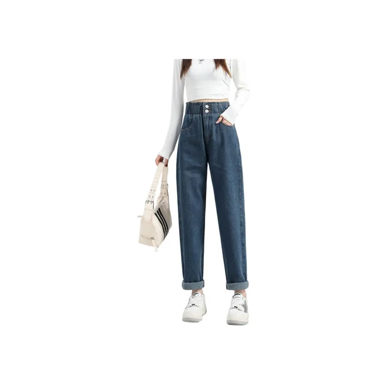 Tonlion Jeans Women's Dark Denim Blue-0