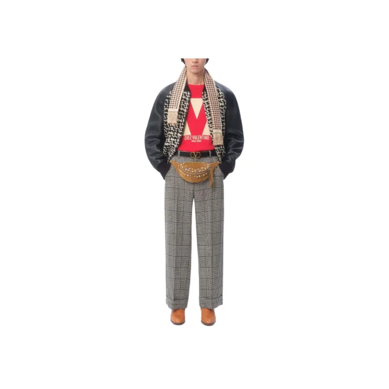 Valentino Garavani Chez patch Tweed Bomber Jacket-3