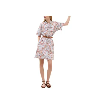 HERMES 2025 Spring Summer Collection Short Sleeved Dress Women's White