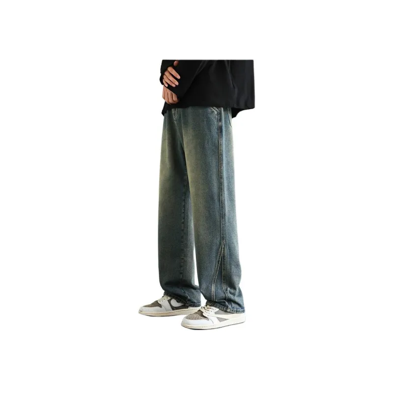 Tonlion Jeans Unisex Vintage Blue-1