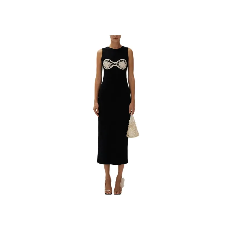 Magda Butrym Crochet detailed Cotton Maxi Dress-2