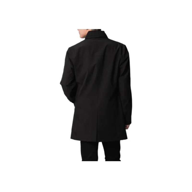 Moorer Stand up Collar Raincoat-4