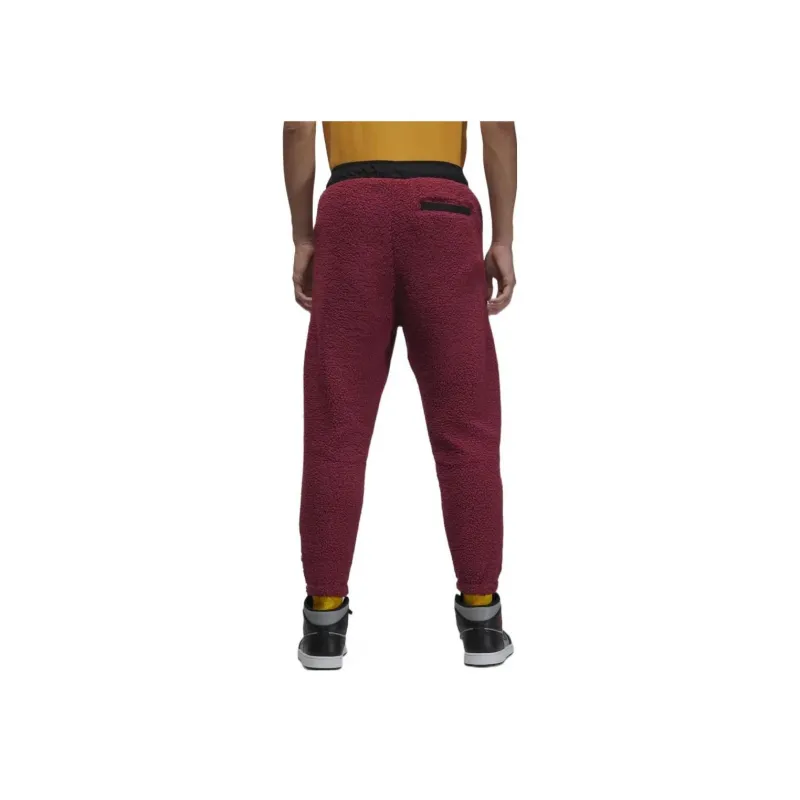 Jordan Knitted Sweatpants Men Red-2