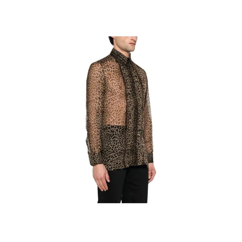 TOM FORD Leopard print Shirt-3
