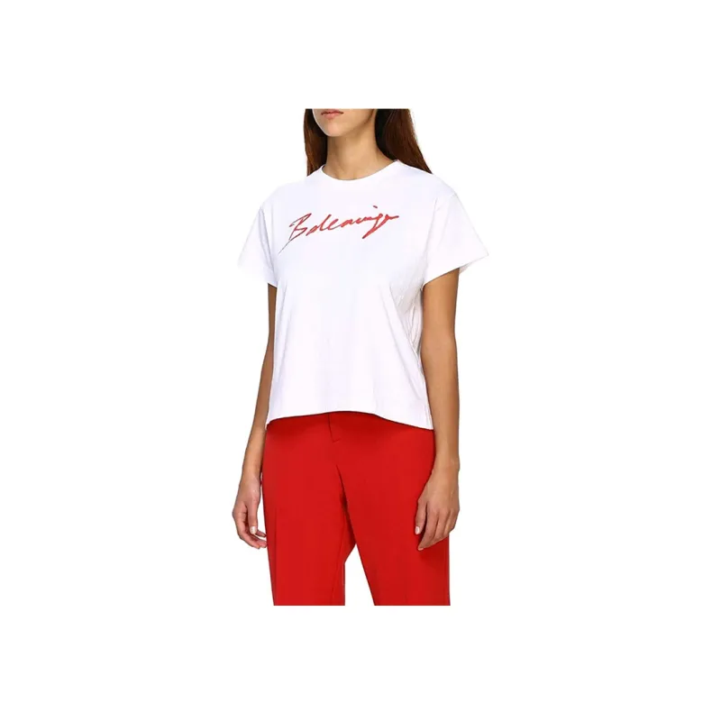 Balenciaga T Shirts Women's White-2