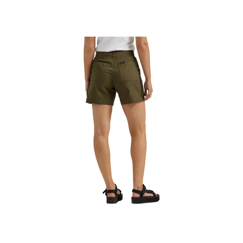 Lee Cargo Shorts Women's Olive Green-1