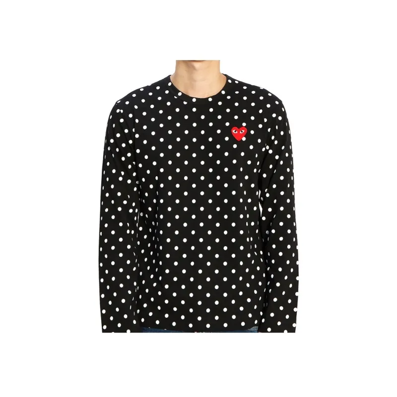 Comme Des Garcons Play Polka Dot L/S T shirt-2