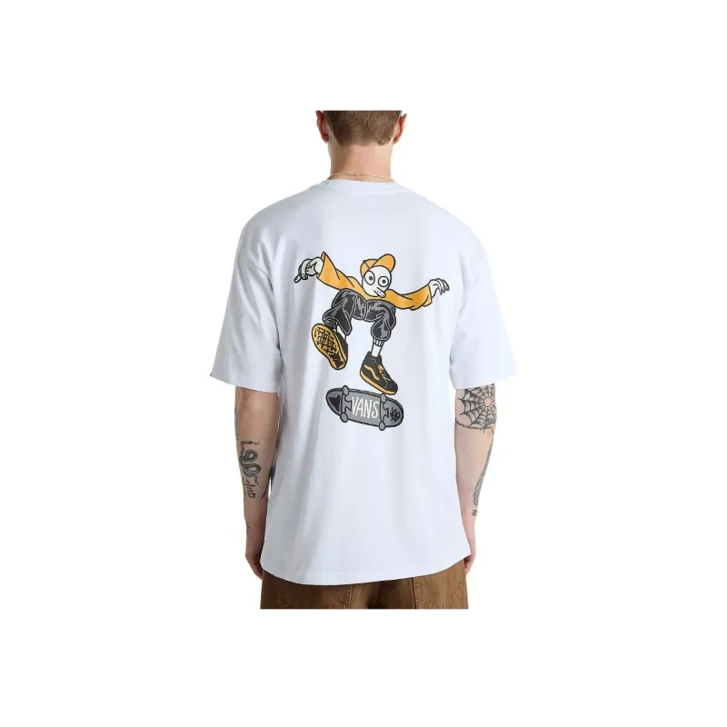 Vans Flipside T-Shirts Men White-3