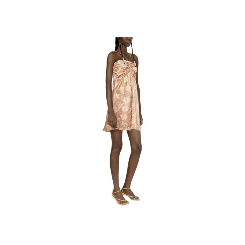 IRO NIGHT Floral-print Halterneck Dress-3