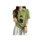Fruit Green Print Top