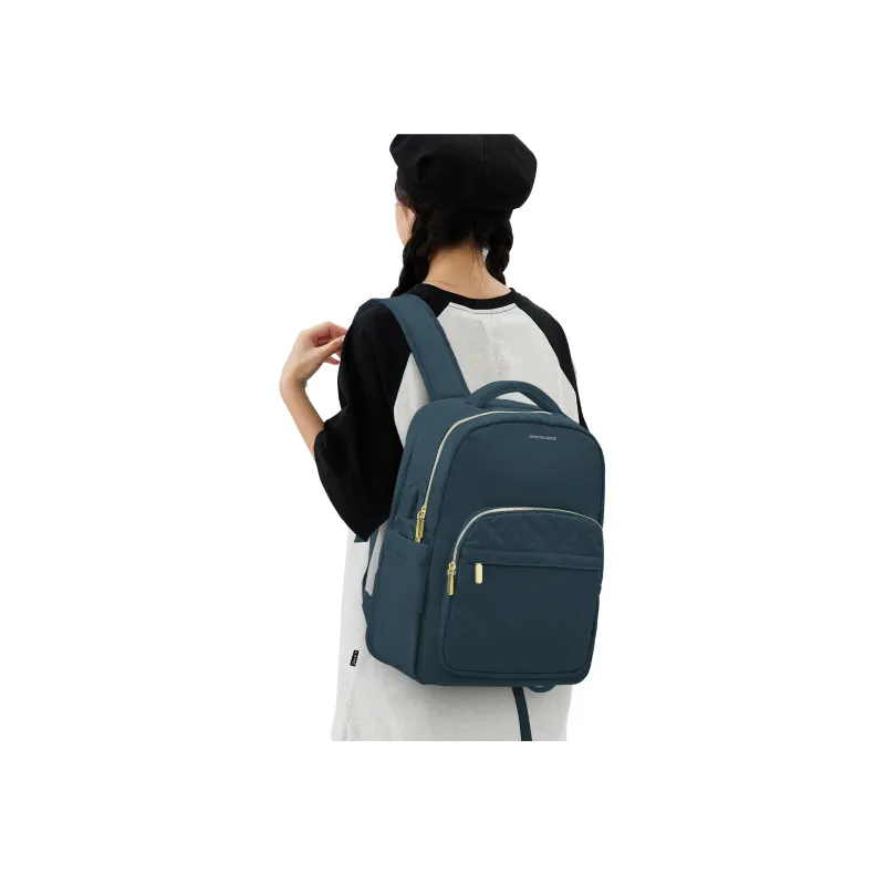 JEANSWEST Fabric Laptop Backpack Regular Unisex Multicolor-14