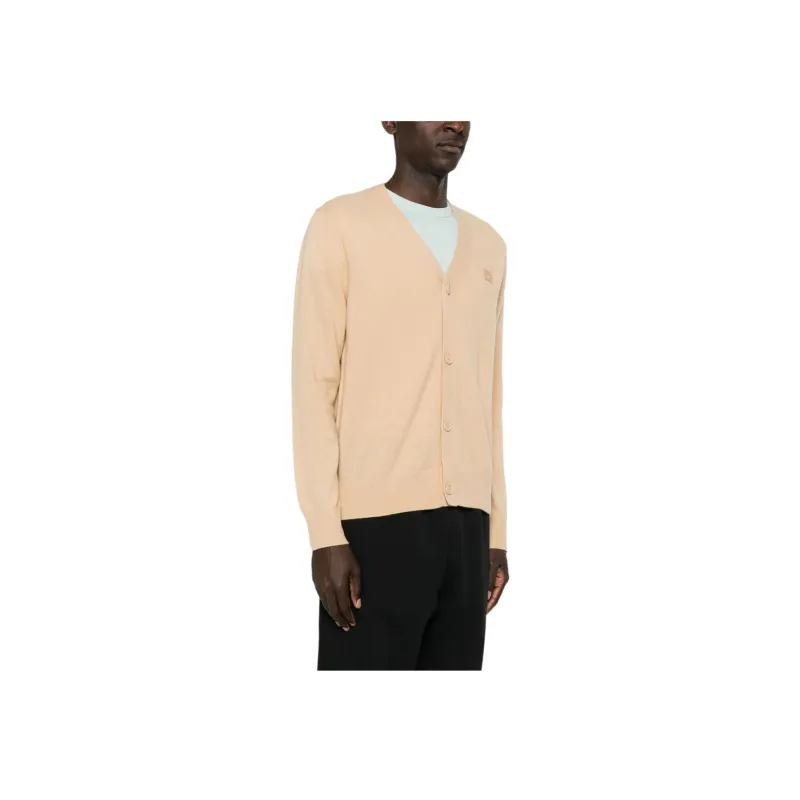 Acne Studios Logo Patch Knitted Cardigan-3