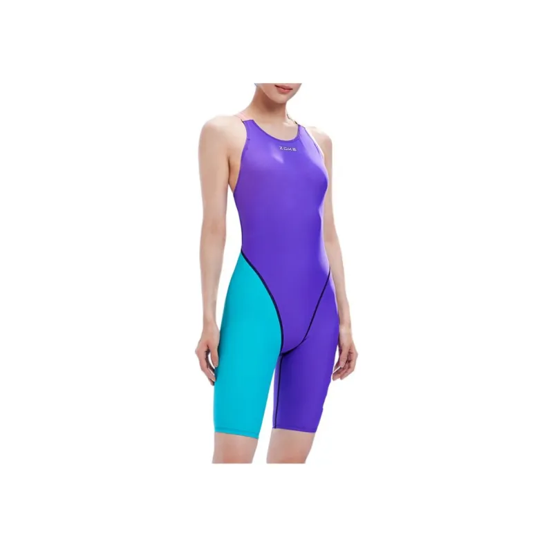 ZOKE One Piece Swimsuits Women's Purple Blue-0