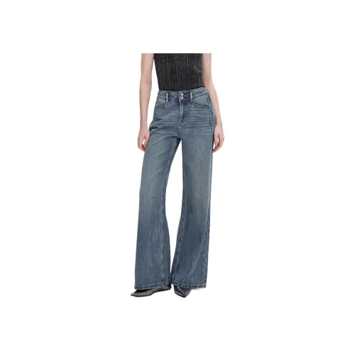 ONLY J34 390 워시드 데님 블루 여성 청바지
