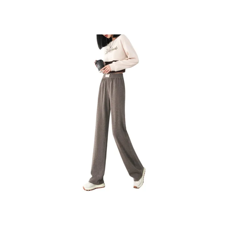 0571 Family Casual Pants Women's Coffee-3