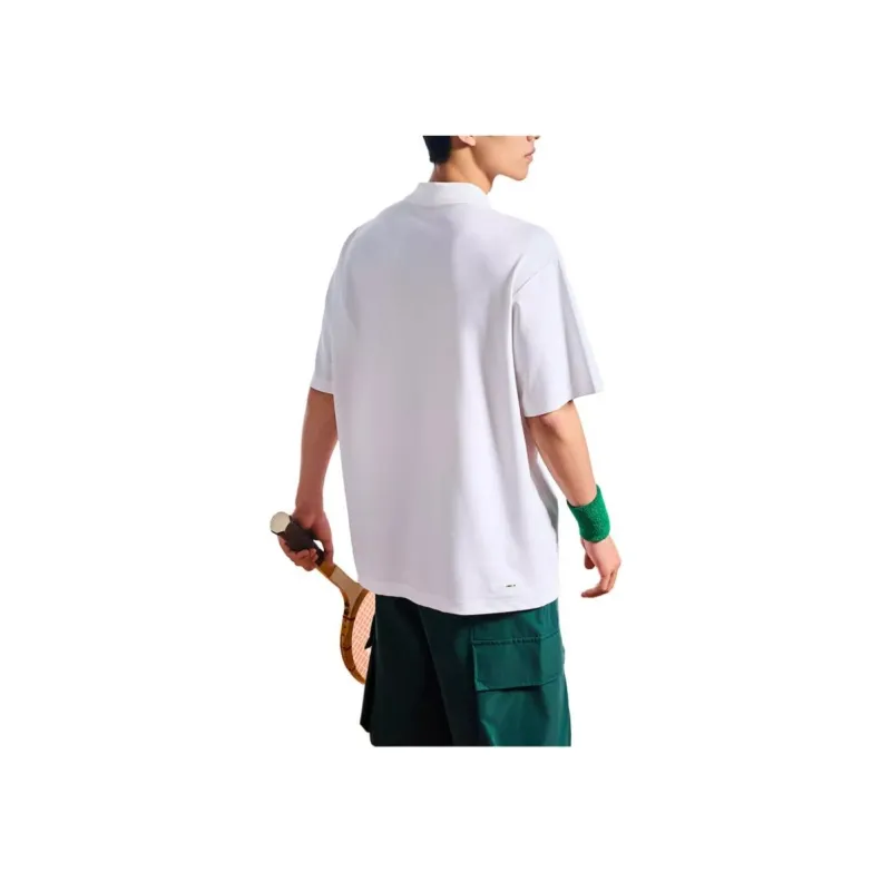 Anta Life Collection Polo Shirt Men's Snowflake White-1