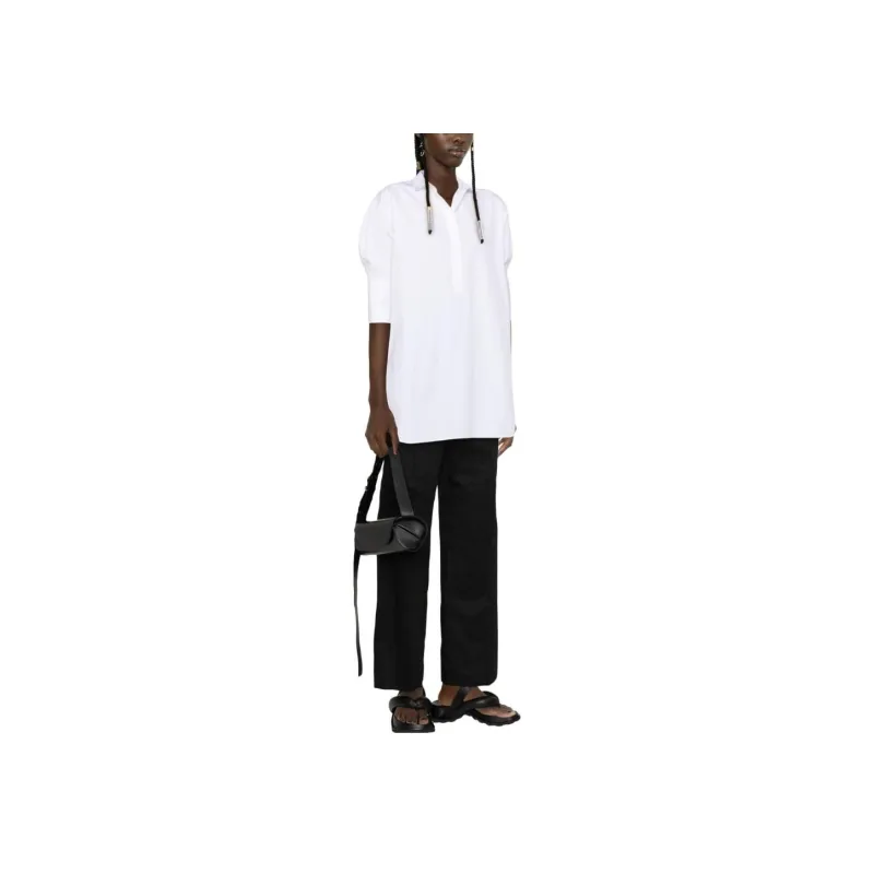 JIL SANDER Friday Puff sleeve Cotton Shirt-1