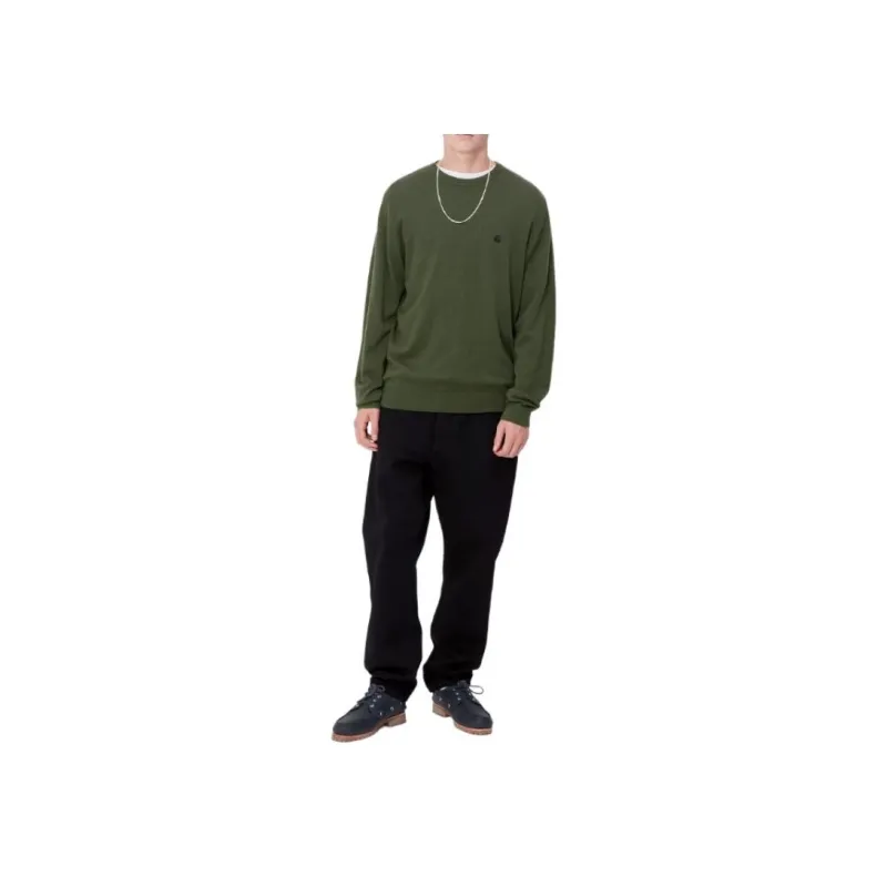 Carhartt WIP Madison Logo Embroidered Crewneck Jumper-1