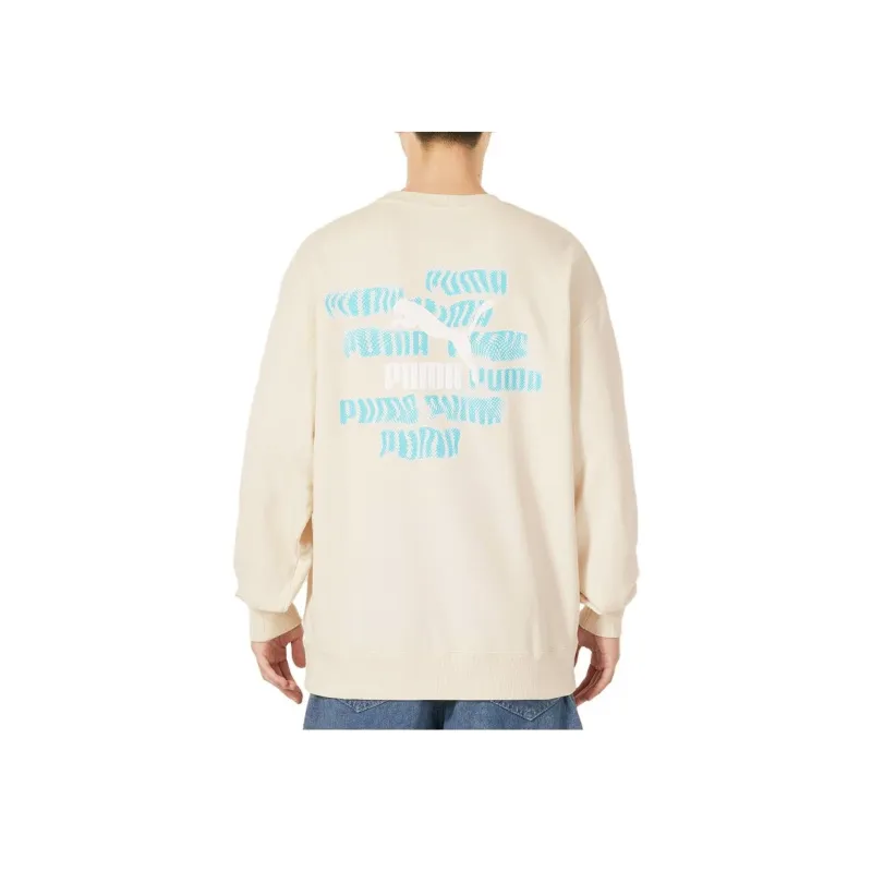 PUMA Sweatshirts Unisex White-3