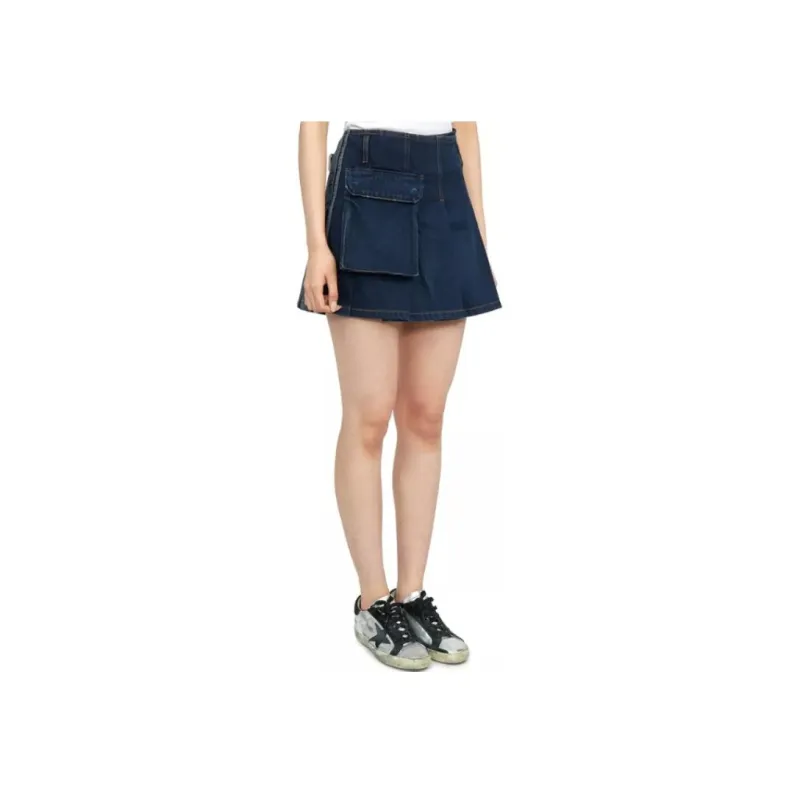 DIOR Casual Short Skirts Women's Blue-1