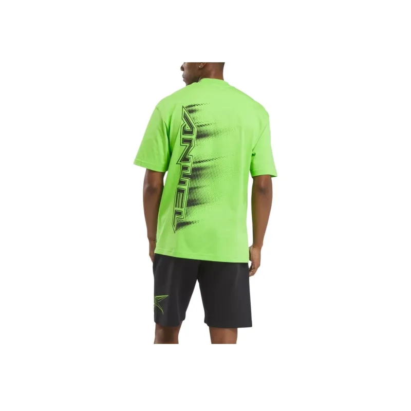 Reebok x ANUEL AA SS24 Regular T-Shirt Unisex Lime Green-3