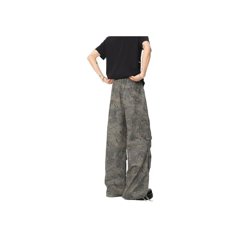 DARK HORSE Oversize Wasteland Style Pants Summer Loose Fit Straight Fit Casual Pants Unisex-1