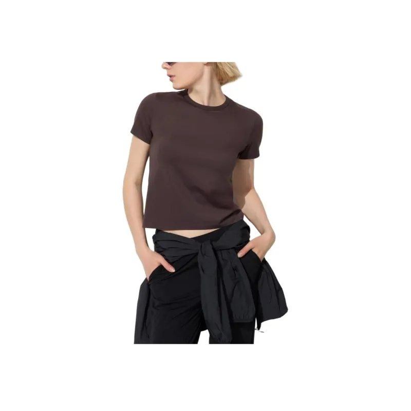 UNIQLO T-Shirt Women's Red Brown-0