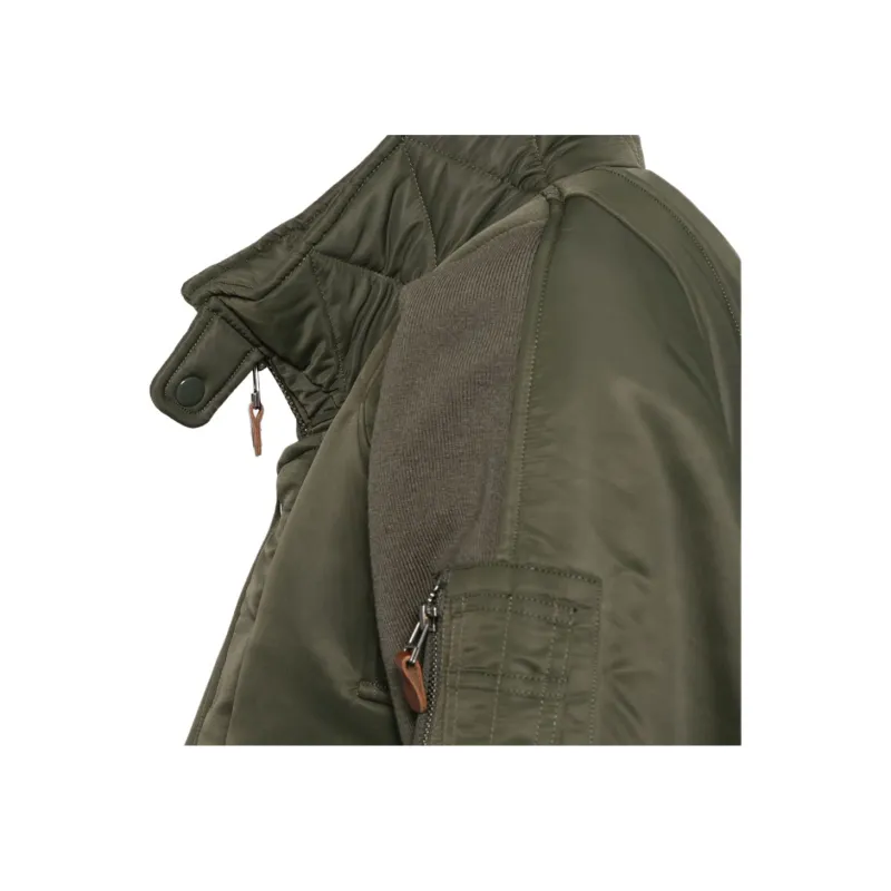 R13 Ribbed panel Bomber Jacket-4