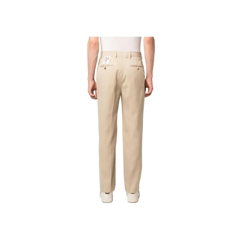 Golden Goose Deluxe Brand Logo Patch Straight Leg Pants-2