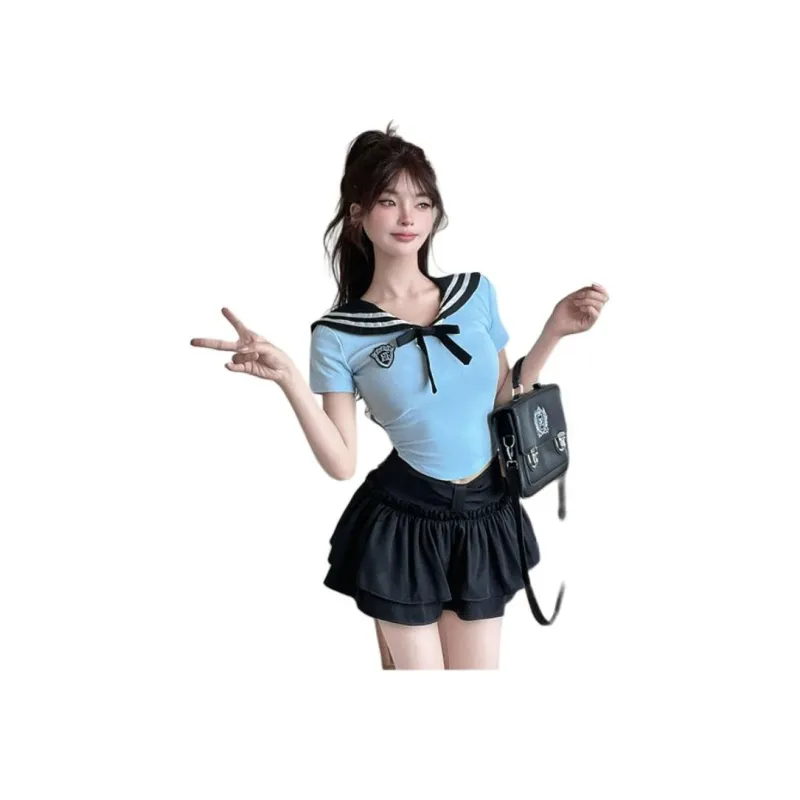 Mu Xiao Xin Two Piece Skirt Sets Women's-3