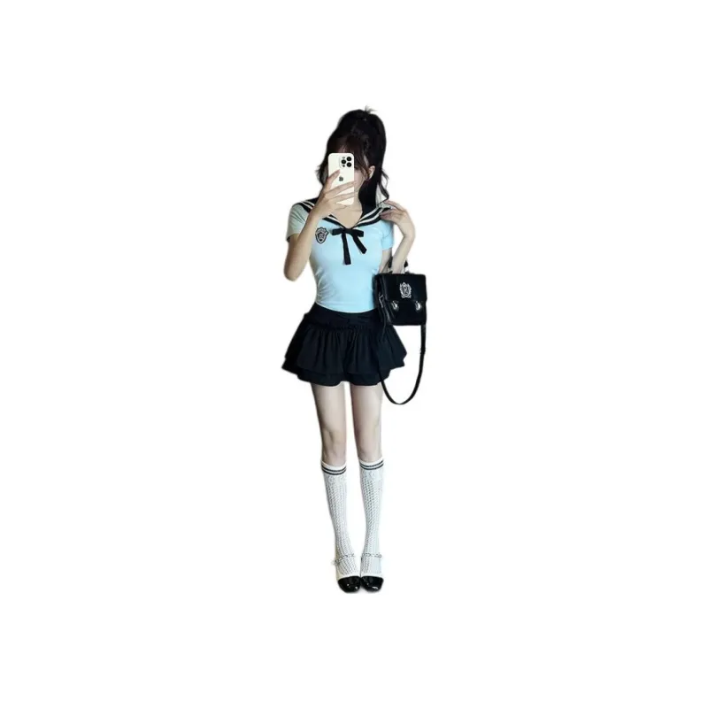 Mu Xiao Xin Two Piece Skirt Sets Women's-7