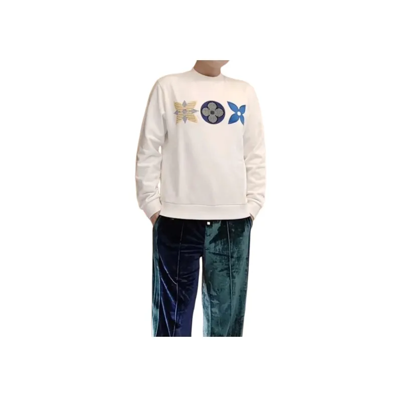 LOUIS VUITTON Sweatshirt Men's White-2