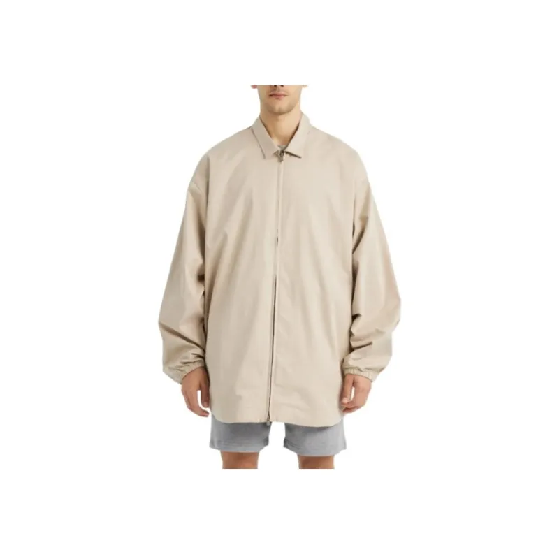 Fear Of God Essentials Core Collection Cotton Twill Overshirt-2