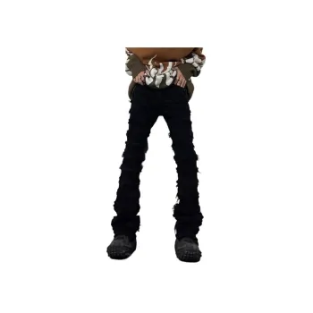 MGXEK Jeans Unisex Black