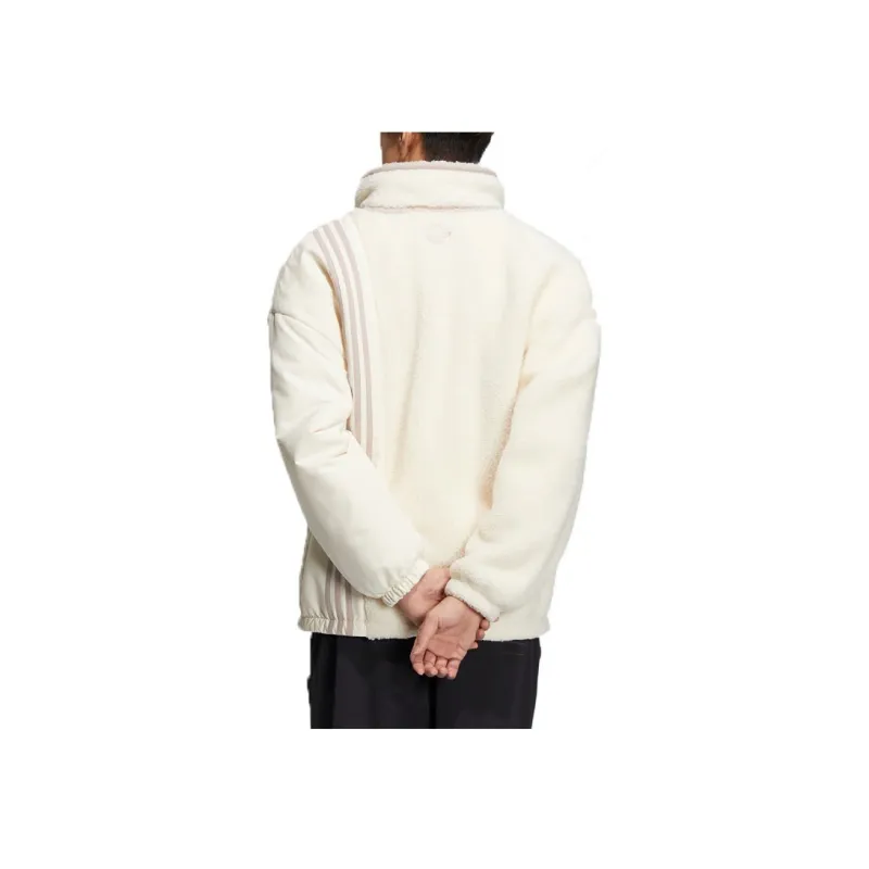 Adidas Originals AU SHERPAAnti University Jacket Unisex White-3