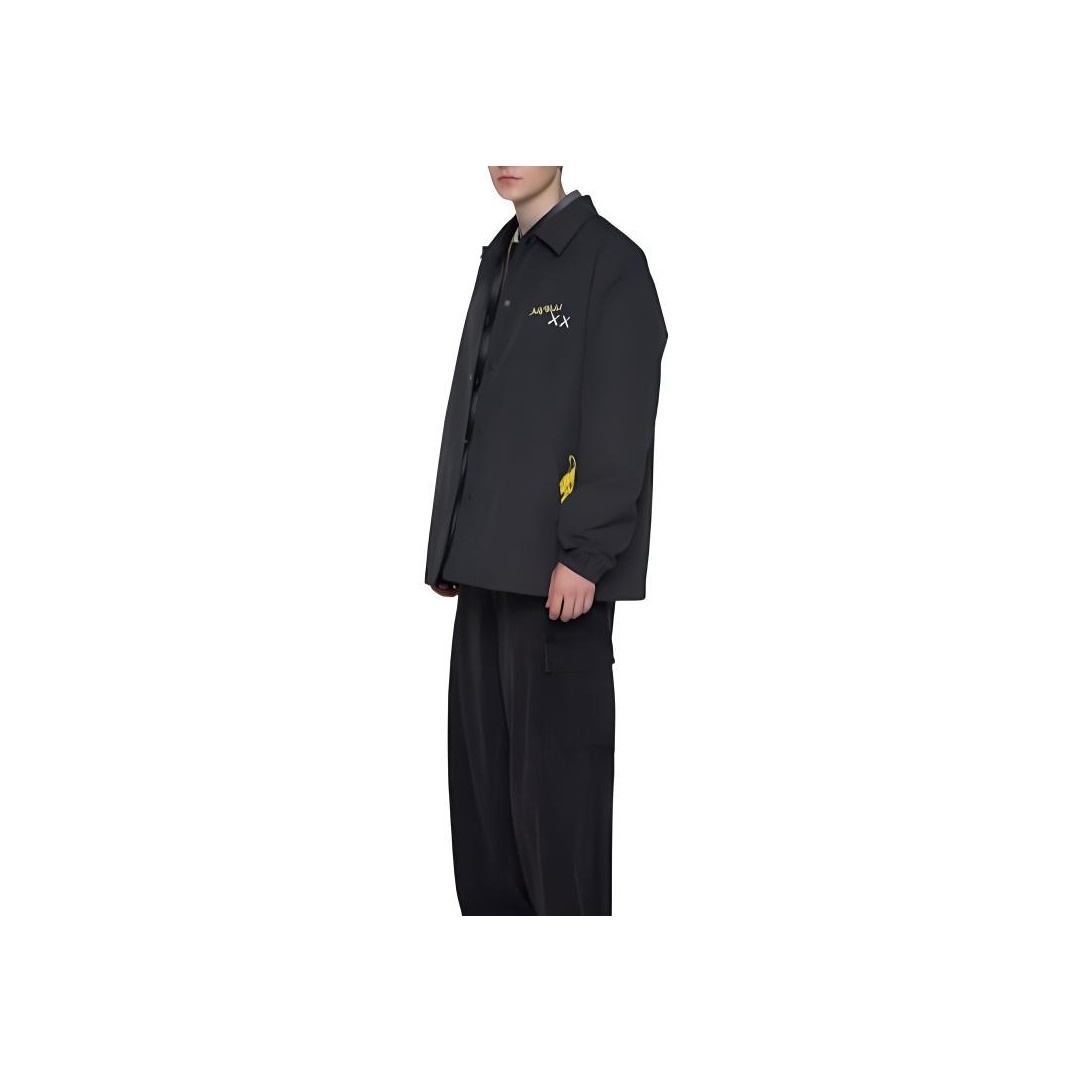 ジャケット・アウター Uniqlo x KAWS Jacket Black KAWS + WARHOL x UNIQLO UT Collcetion Coach jacket Black NEW