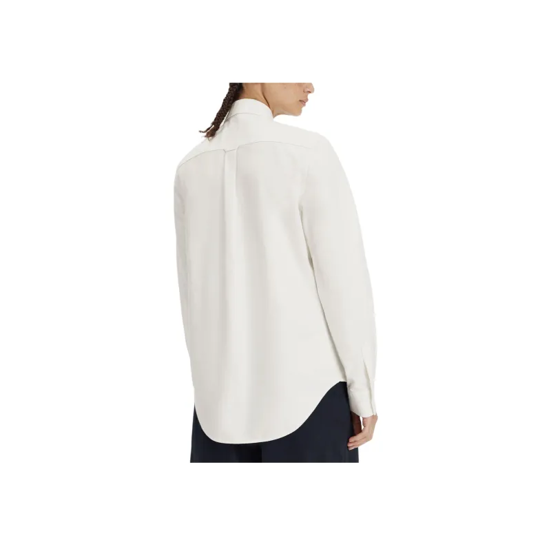 FRED PERRY Button Down Shirt Women's White-4