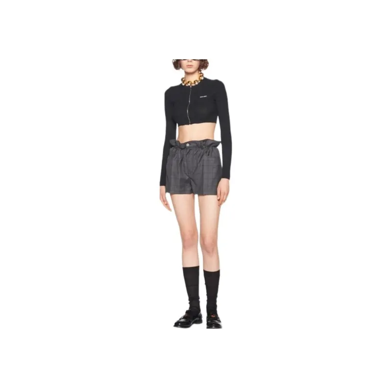 MIU MIU Casual Shorts Women's Dark Gray-1